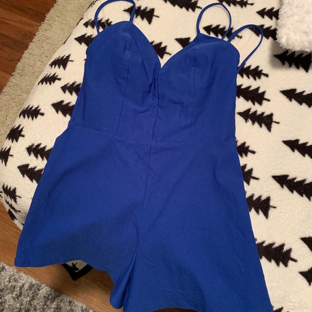 Blue romper